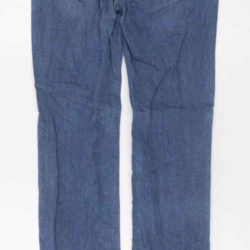 Levi's Women's Blue Straight Leg Stretch Denim Jeans Size 10 Regular