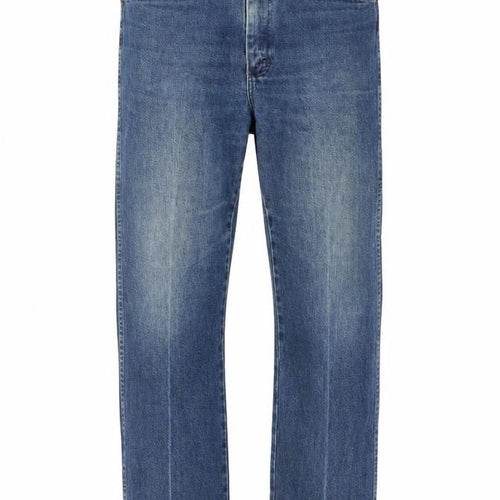 Wrangler Men's Blue 34x32 Straight Leg Regular Fit Denim Jeans
