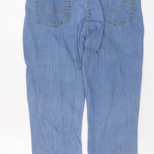 Levi Strauss Women’s Blue Cropped Regular Fit Denim Jeans Size 4
