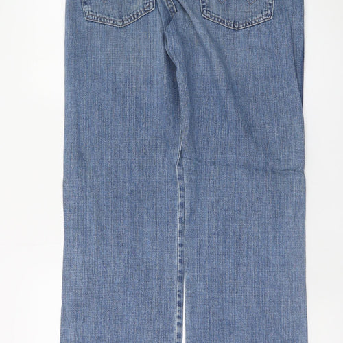Wrangler Men's Blue Bootcut Denim Jeans W33 L32