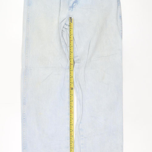 Wrangler Womens Blue 12 Straight Leg Light Wash Jeans