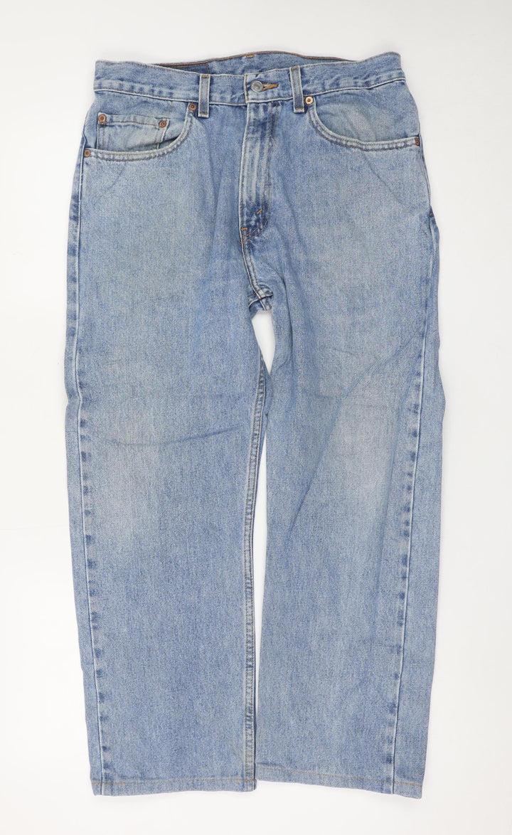 Levi's 505 Men's Blue Regular Fit Straight Leg Jeans W32 L30