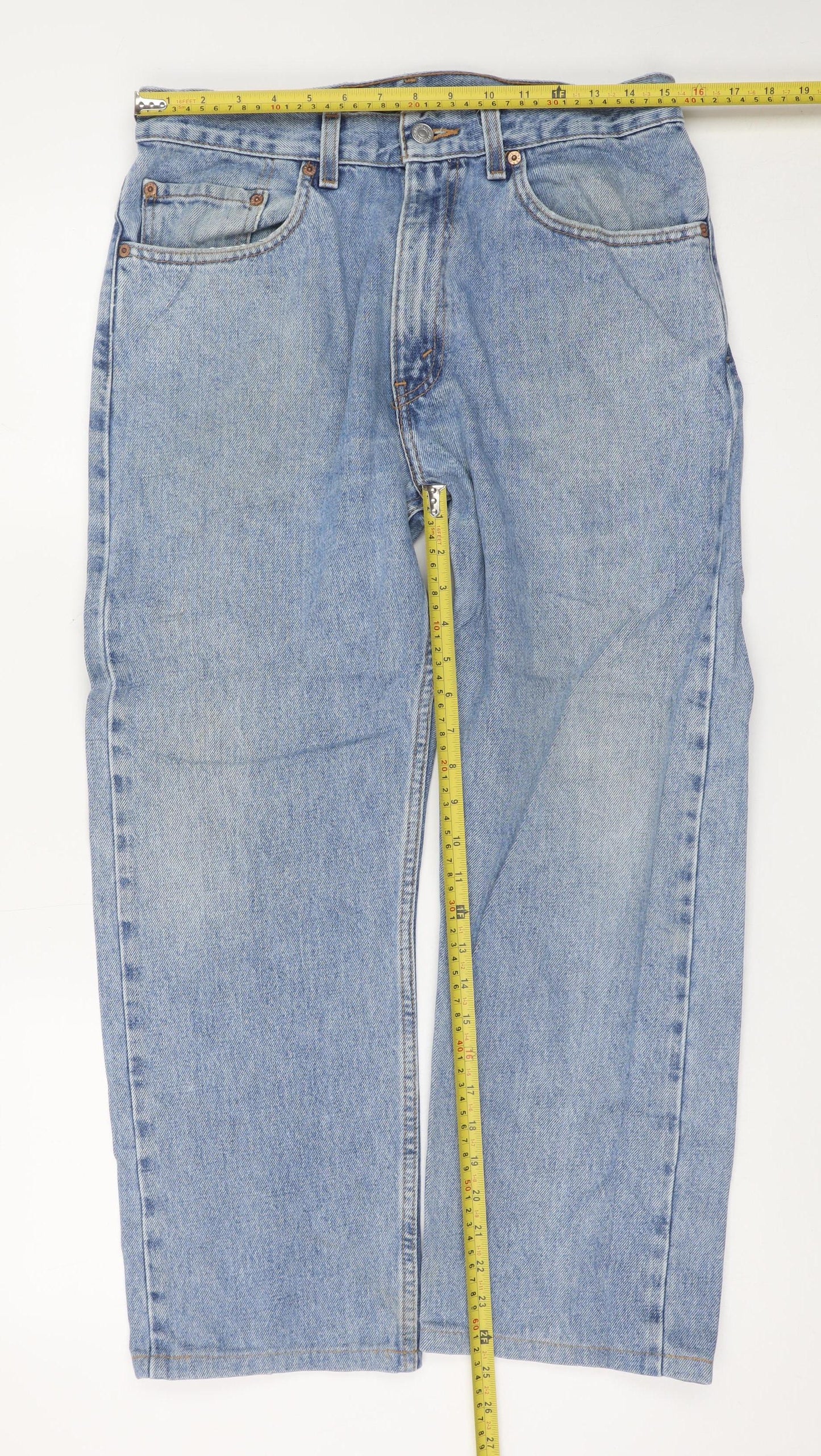 Levi's 505 Men's Blue Regular Fit Straight Leg Jeans W32 L30