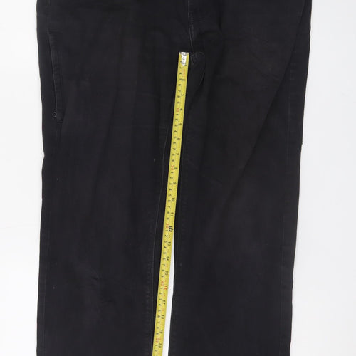 Levi's Denizen Men's Black Athletic Jeans W34 L32 Cotton Denim