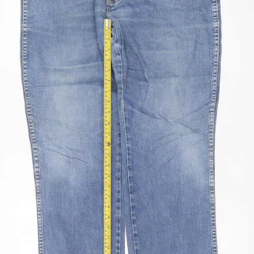Wrangler Men's Blue Regular Fit Straight Leg Jeans W40 L34