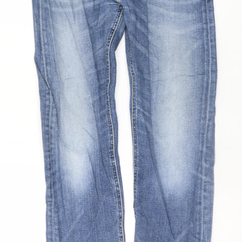 Lee Men's Blue Luke Straight Fit Denim Jeans W34 L32