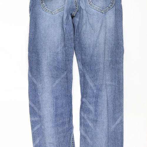 Lee Men's Blue Luke Straight Fit Denim Jeans W34 L32