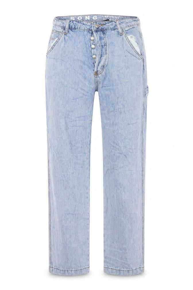 S.O.N.G Men's Blue 28 Straight Leg Denim Jeans