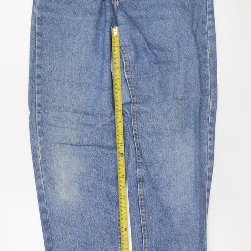 Lee Womens Blue High Rise Mom Jeans Size 11 Slim Vintage Denim