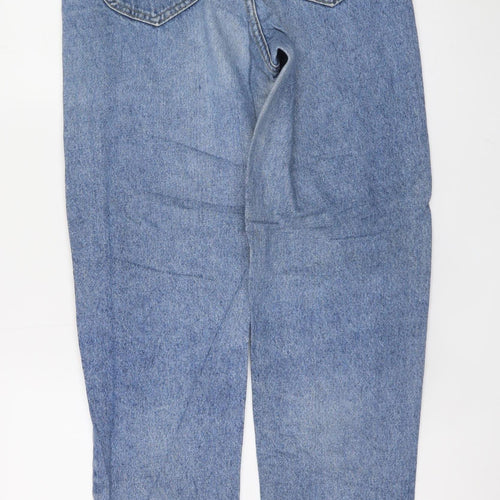 Lee Womens Blue High Rise Mom Jeans Size 11 Slim Vintage Denim