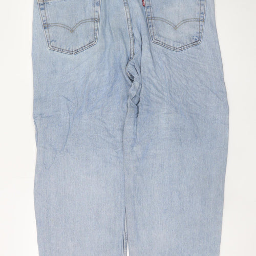 Levi's Women's Blue 16 Plus Straight Fit Mid Rise Jeans