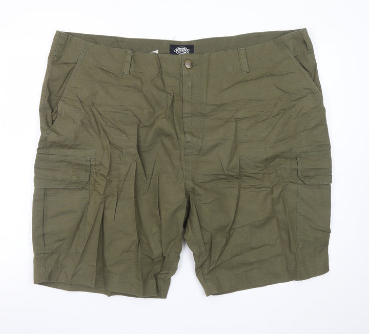 Dickies Men's Green 4XL Cargo Work Shorts Cotton Big & Tall