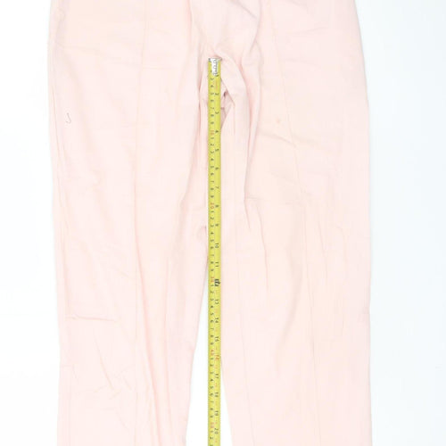 Crest Womens Pink XS Lightweight Straight Trousers