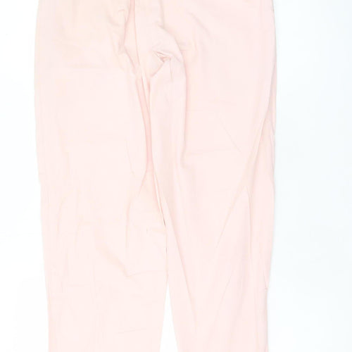 Crest Womens Pink XS Lightweight Straight Trousers