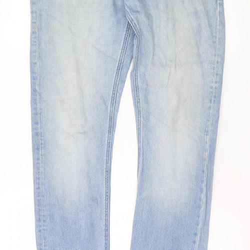 Lee Men's Blue Luke Straight Fit Jeans W32 L32