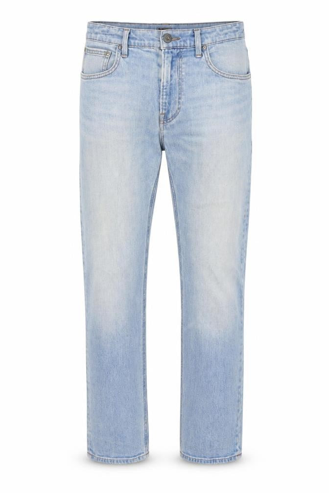 Front view of Lee Men's Blue Luke Straight Fit Jeans W32 L32