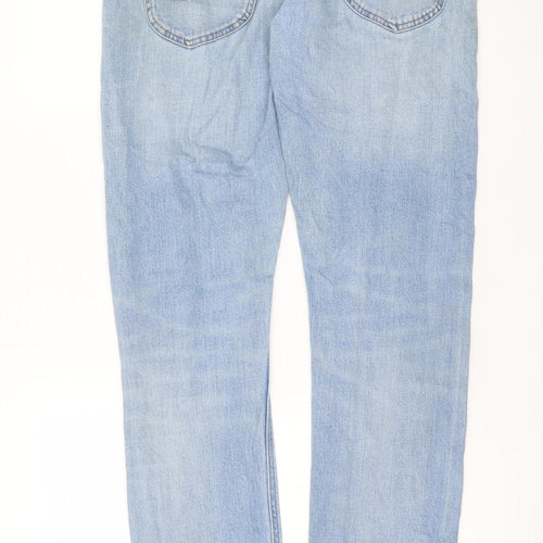 Lee Men's Blue Luke Straight Fit Jeans W32 L32