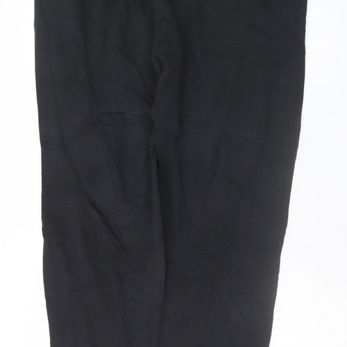 Adidas Men's Black XL Jogger Trousers Cotton Blend Fleece