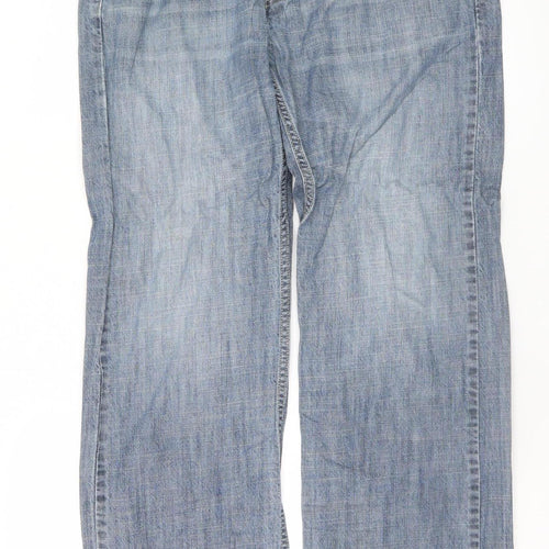 Levi's 560 Men's Blue Denim Straight Jeans W32 L30 Cotton
