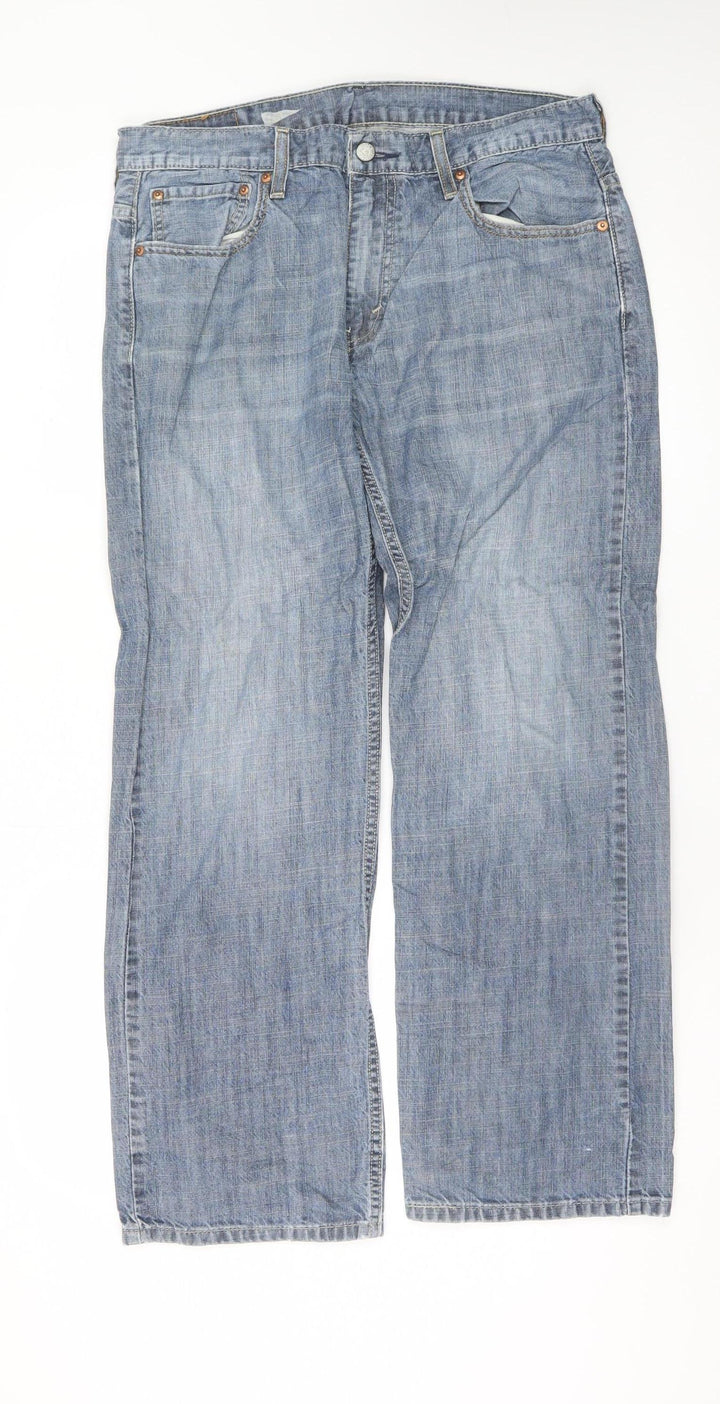 Levi's 560 Men's Blue Denim Straight Jeans W32 L30 Cotton