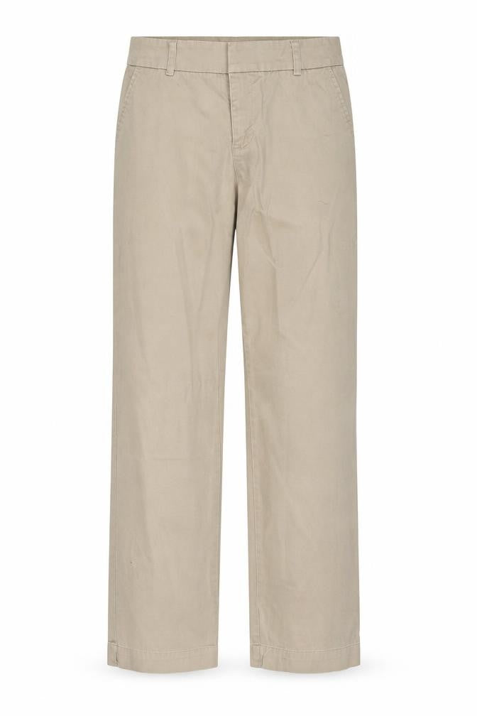 Front view of Lee Men's Beige Chino Trousers M Regular Fit Stretch Cotton