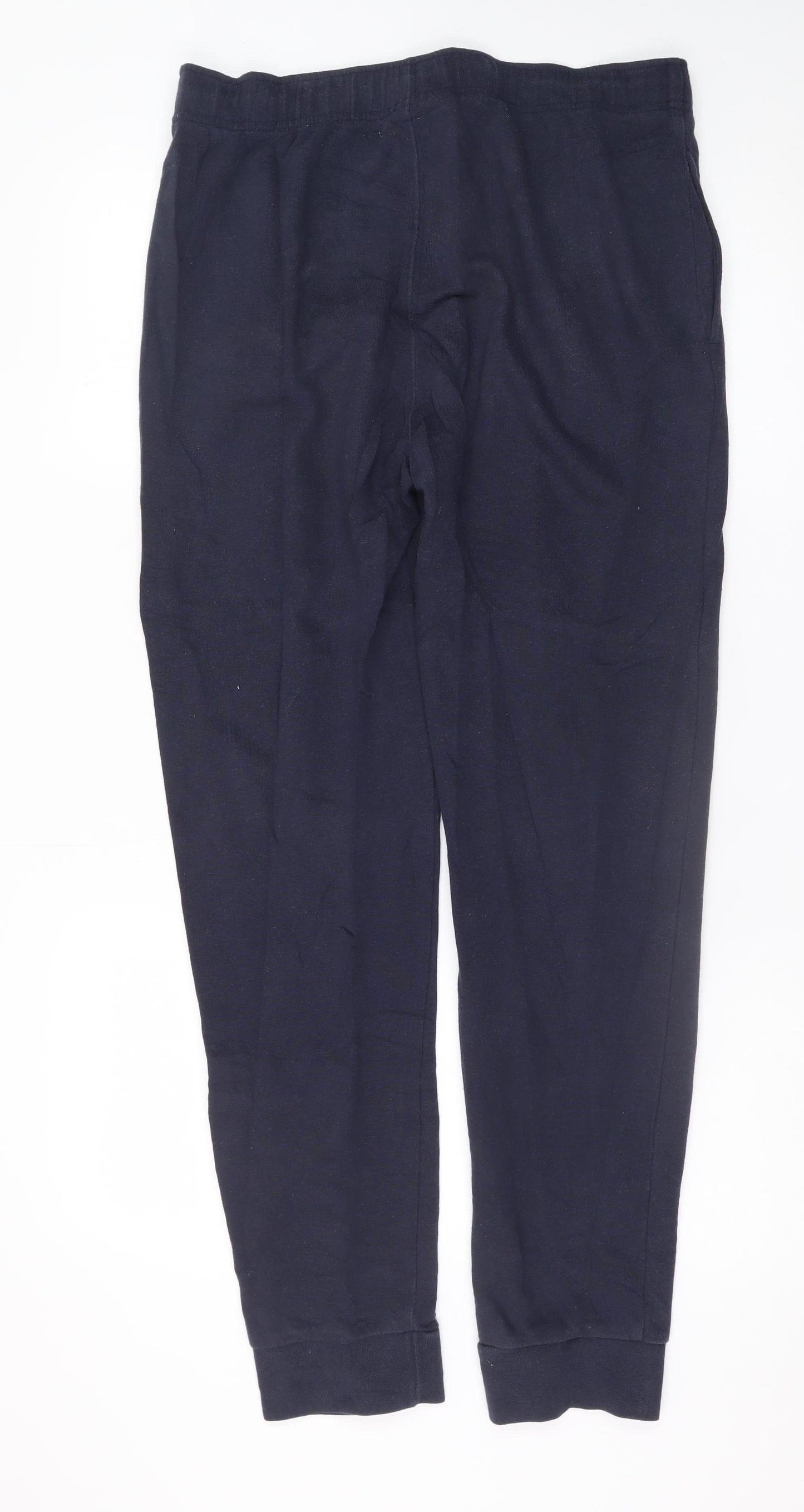 Champion Men's Black Jogger Trousers Size L Cotton Blend