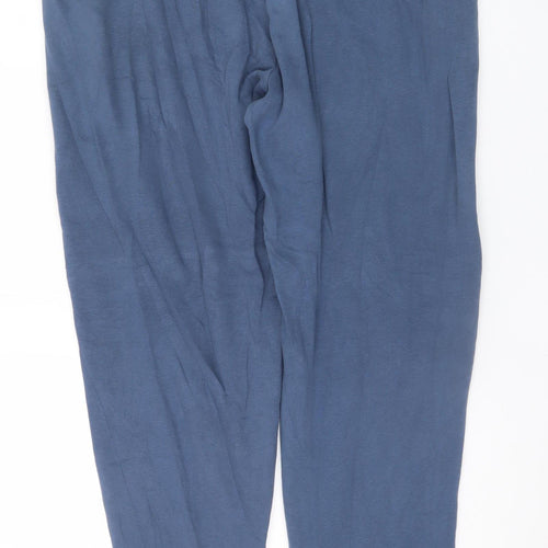 Puma Mens Blue XL Jogger Sweatpants with Logo Print