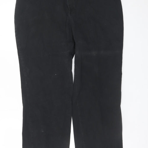 Lee Relaxed Fit Black Straight Jeans Men’s Size 16