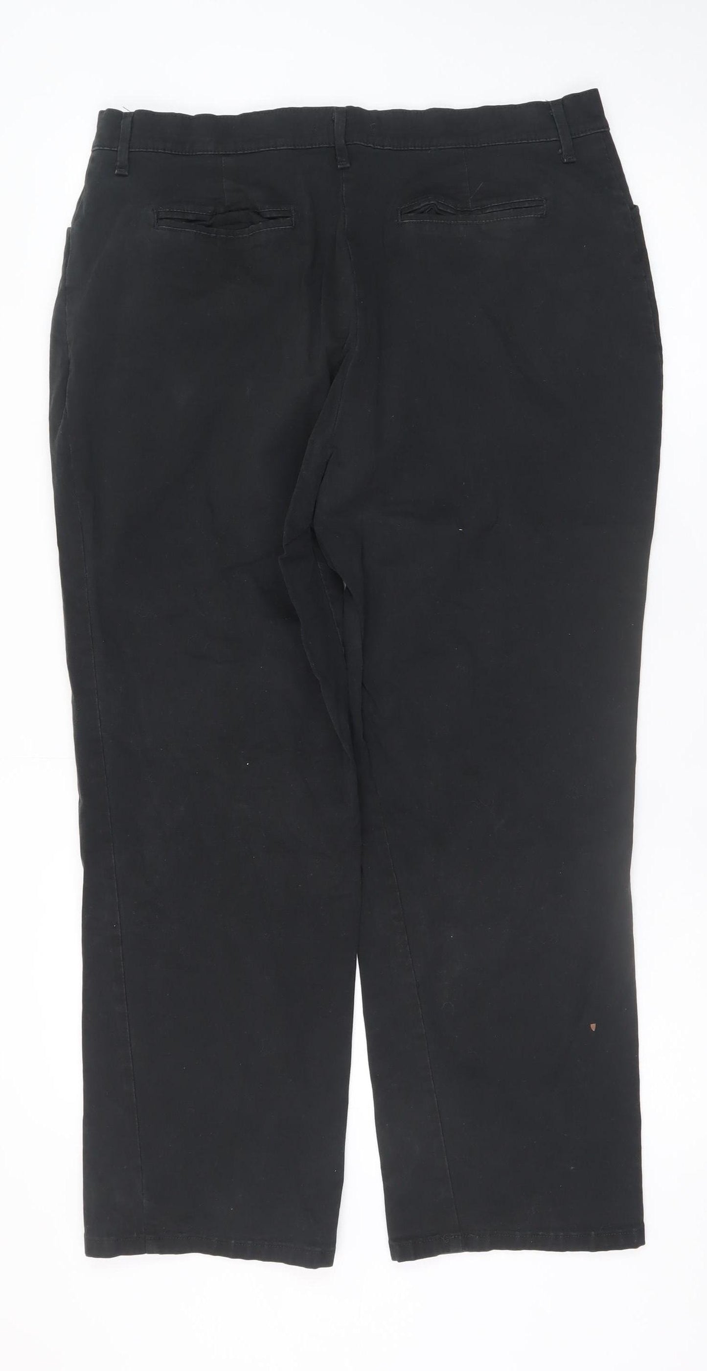 Lee Relaxed Fit Black Straight Jeans Men’s Size 16