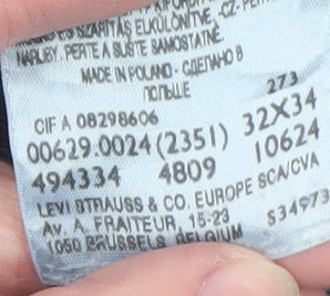 Levi's Women's Blue Bootcut Jeans Size 14 Regular Stretch Denim