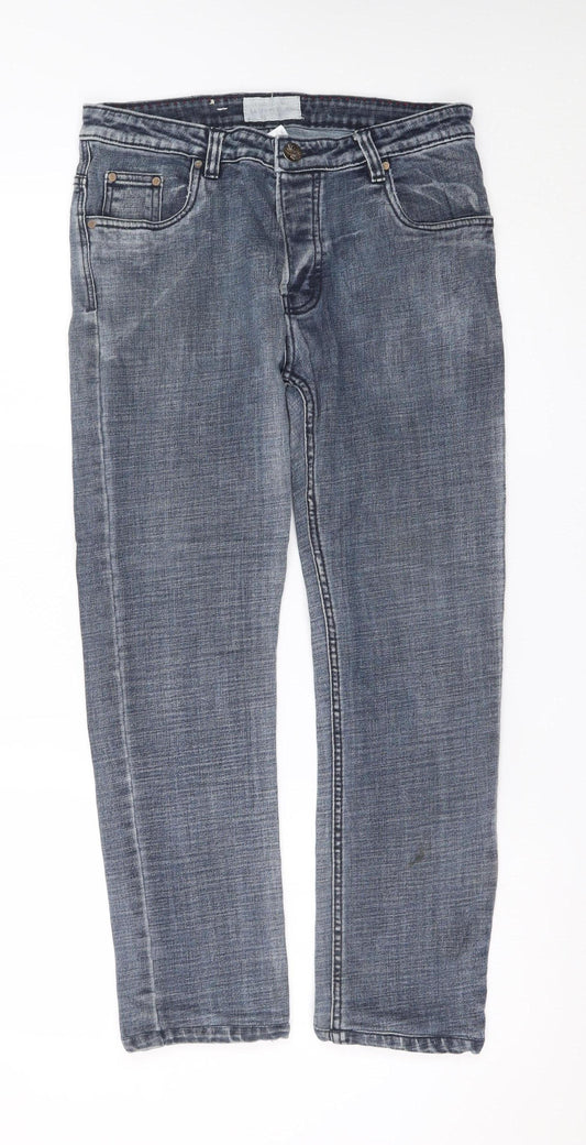 Levi's Men's Blue 34in Regular Fit Straight Denim Jeans