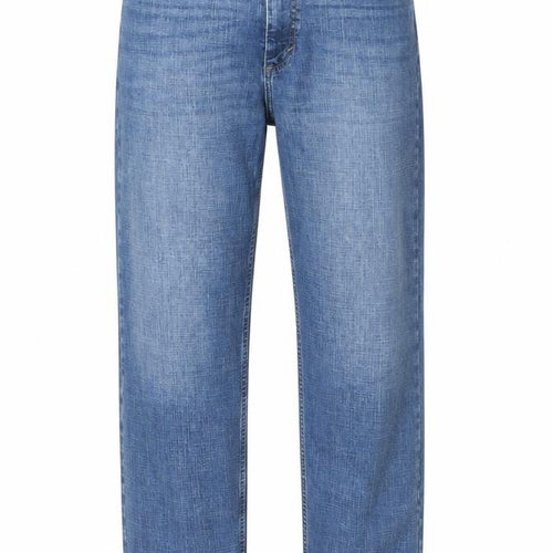 Wrangler Men's Blue 34x34 Relaxed Straight Denim Jeans