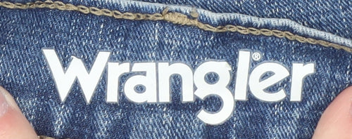 Wrangler Men's Blue 34x34 Relaxed Straight Denim Jeans