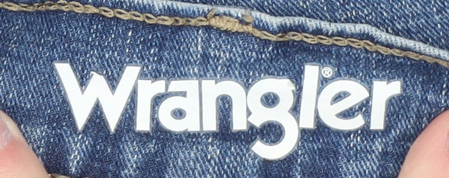 Wrangler Men's Blue 34x34 Relaxed Straight Denim Jeans