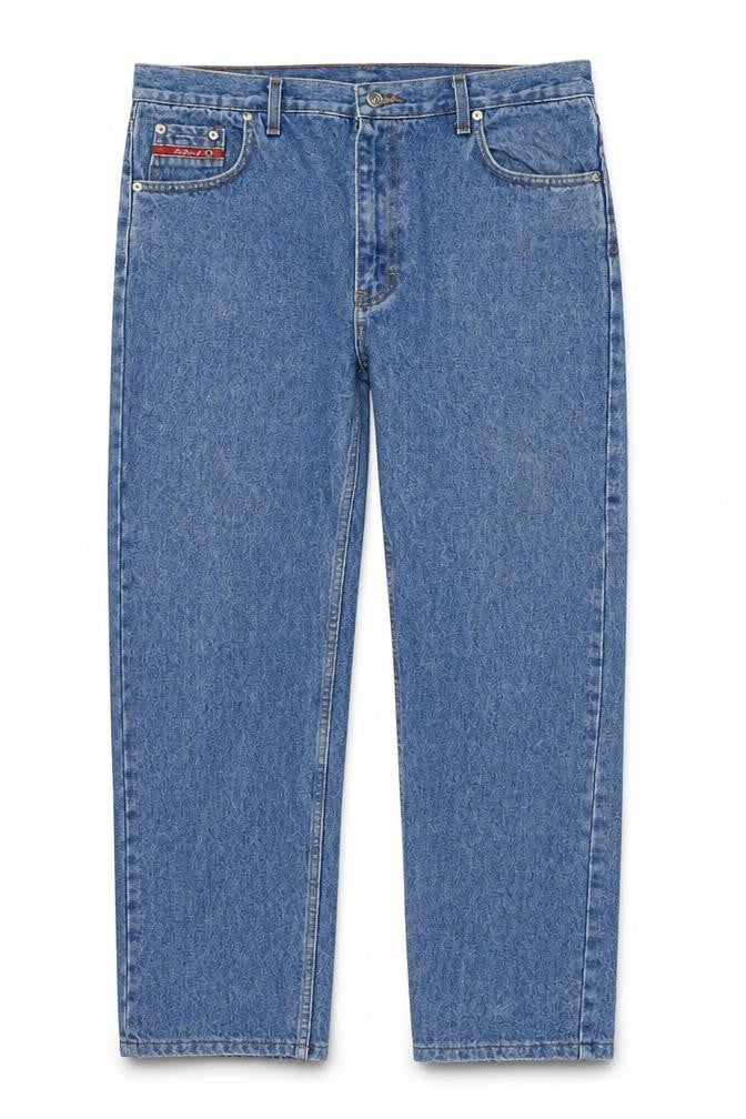 Diesel Mens Blue Straight Classic Fit Denim Jeans Size 35L
