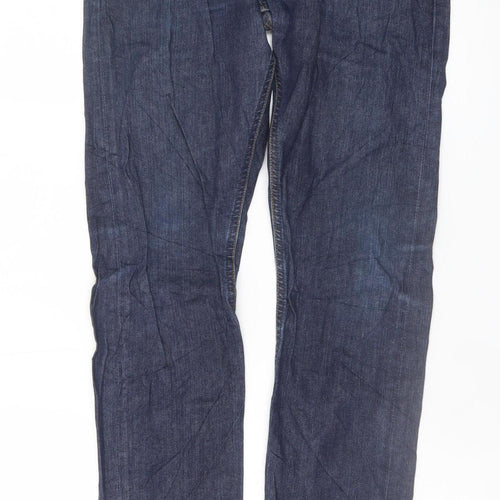 Lee Men's Blue Luke Slim Straight Fit Jeans W30 L32