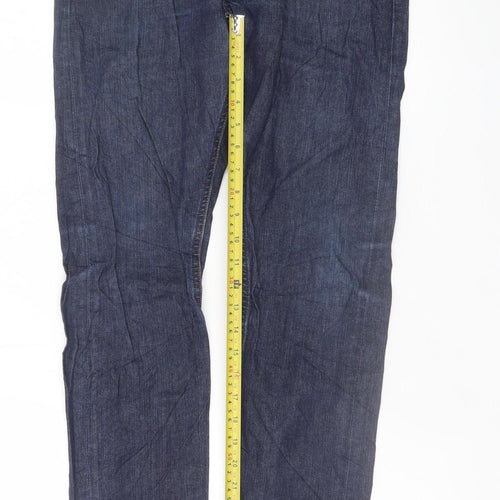Lee Men's Blue Luke Slim Straight Fit Jeans W30 L32