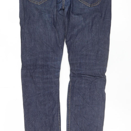 Lee Men's Blue Luke Slim Straight Fit Jeans W30 L32