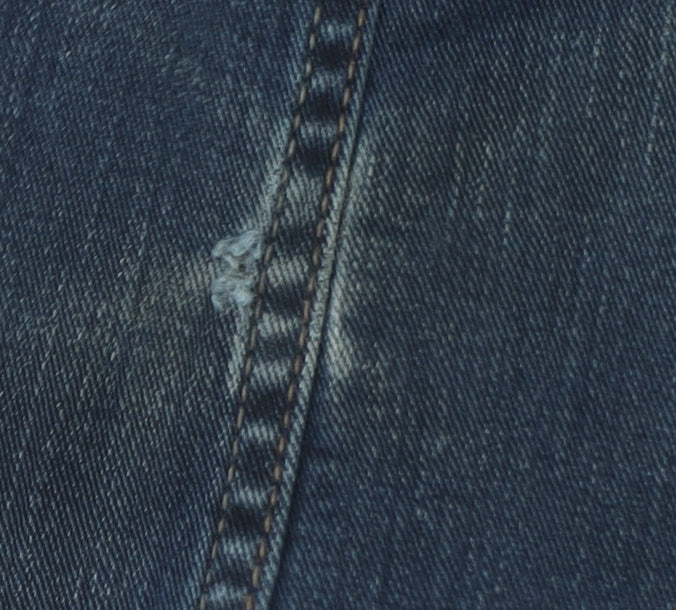 Wrangler Men's Blue Straight Fit Denim Jeans 34W 30L Regular