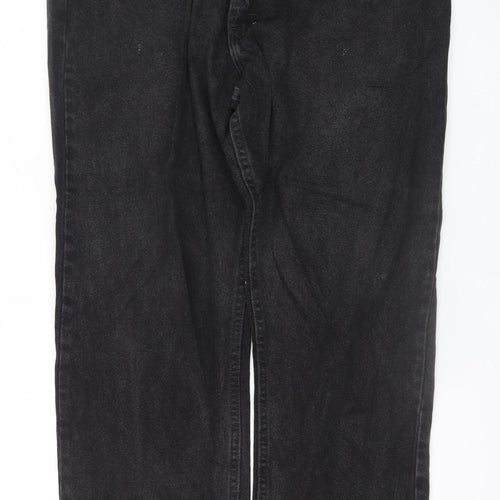 Wrangler Men's Black 40x30 Relaxed Fit Straight Leg Jeans