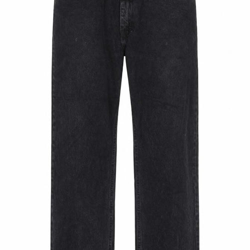 Wrangler Men's Black 40x30 Relaxed Fit Straight Leg Jeans