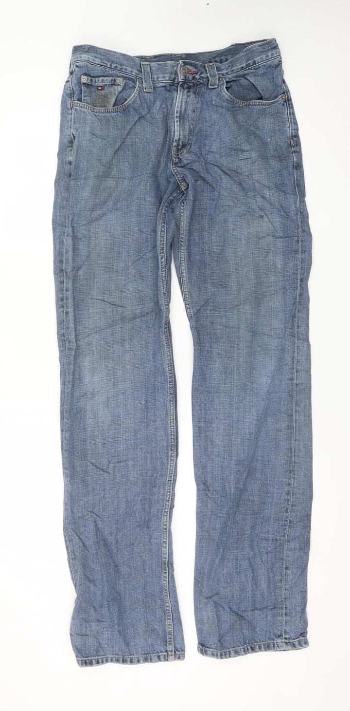 Tommy Hilfiger Men’s Blue Straight Leg Jeans 33/36 Regular Fit Denim