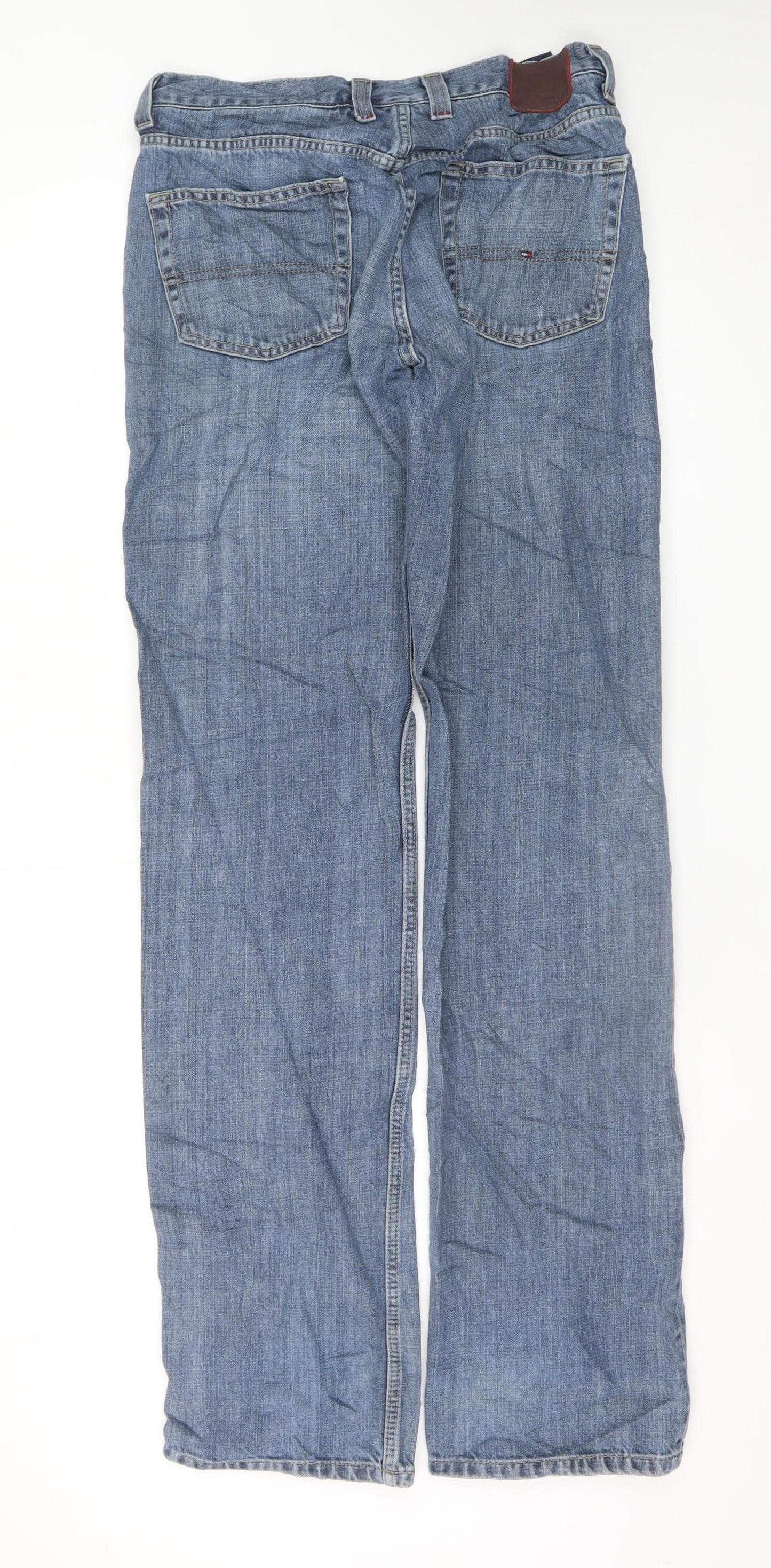 Tommy Hilfiger Men’s Blue Straight Leg Jeans 33/36 Regular Fit Denim