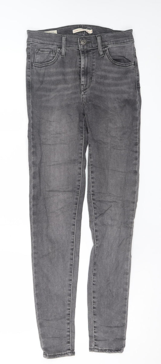 Levi's Women's Grey 720 High Rise Super Skinny Jeans Size 25