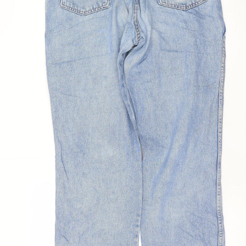 Wrangler Men's Blue Light Wash Straight Leg Jeans W34 L32