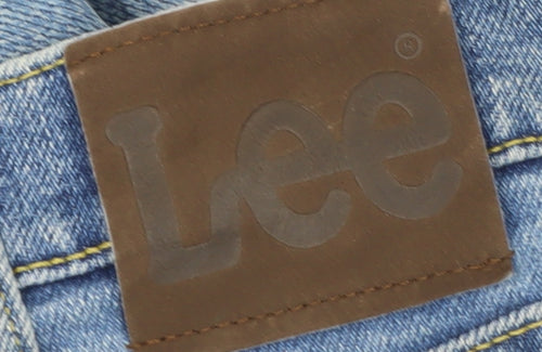 Lee Men's Blue Straight Leg Denim Jeans 38W 30L Regular Fit