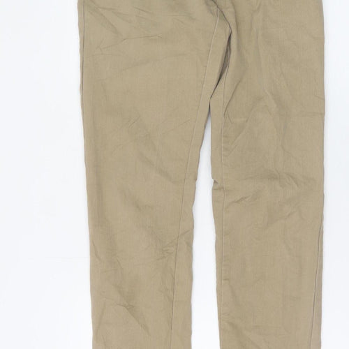 Carhartt WIP Men's Beige Chino Trousers 28x32 Slim Fit Cotton Blend