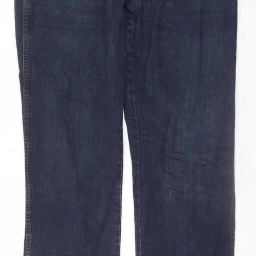 Wrangler Mens Blue Texas Stretch Straight Leg Jeans W38 L34