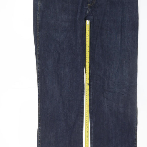 Wrangler Mens Blue Texas Stretch Straight Leg Jeans W38 L34