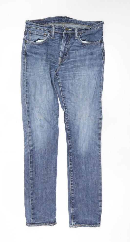 Levi's Men's Blue Straight Leg Denim Jeans W31 L32 Regular Fit